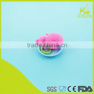 Mini Shape Tea Infuser Food Grade Silicone With Egg Shape/rabbit Shape/sheep Hape thumbnail-2