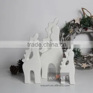 Red and White Christmas Reindeer of Xmas Decoration thumbnail-5