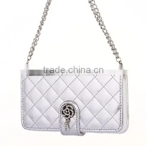 Luxury Charm Leather Handbag Wallet Purse Cover Case for Iphone6s thumbnail-2