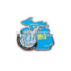 New Fashion Style Metal Cheap Club Baseball Trading Pin thumbnail-3