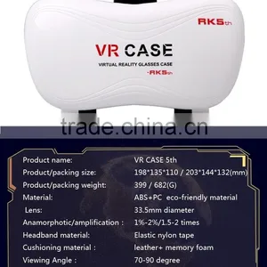 2016 New Arrival VR Box For Android and Ios Smart Phones 3D Glasses Cardboard VR thumbnail-6