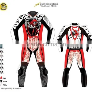 Women Racing Leather Suits & Unique Printed Design / PW-1014-2 thumbnail-1
