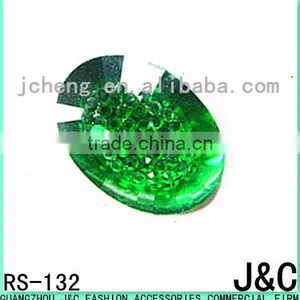 Colorful Oval Resin Stone thumbnail-1