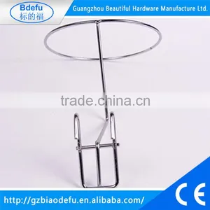 Metal Wire Net Shelf Hat Holder Hook Hat Ball Hair Hanger Holder Garment Supermarket Shelf Display Rack Accessories thumbnail-1