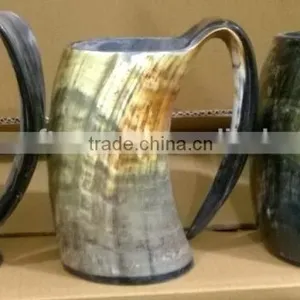 Buffalo Horn Mugs/Carving & Tankard/ thumbnail-3