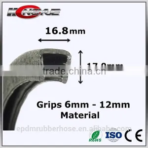 u Shaped Edge Trims Protective Door Window Frame Epdm Car Rubber Seals thumbnail-4