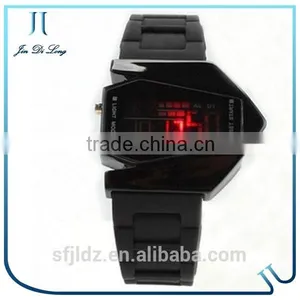 New Fashion Colorful Aircraft Shape Sports Led Digital Display Watch Waterproof Smart Watch thumbnail-4