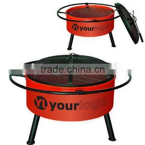 Cold Rolled Steel Metal Type Round Fire Pits With Cover thumbnail-5