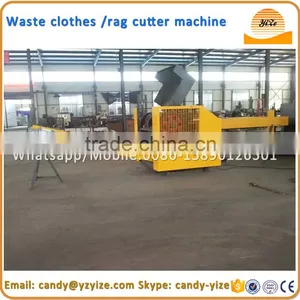 New Best Quality Waste Cloth Recycling Machine /fiber Fabric Waste Cloth Cutting Machine thumbnail-1