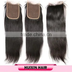 New Arrival Natural Color Cheap Price 8a Grade Lace Closures Straight Brazilian Virgin Hair thumbnail-3