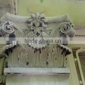 Stone Marble Hand Carving Corner Brackets for Home Decoration thumbnail-1