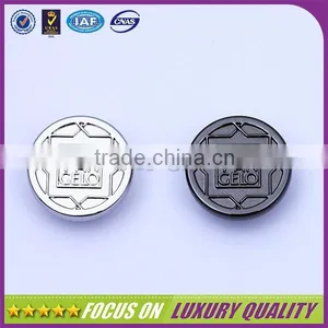 Good Plating Zinc Alloy Made Silver Jeans Button thumbnail-3