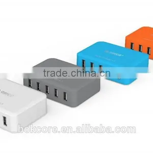 DCAP-5S 50W/5V 10A 5 Port Turbo Usb Charger Smart 5 Port Usb Charger thumbnail-1