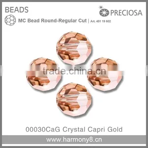 Round Crystal Beads Regular Cut 10mm Glass Stone for Wedding Dress thumbnail-1