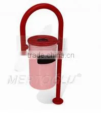 Park Litter Bin With Ashtray thumbnail-1
