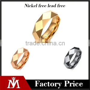 6 mm Rhombus Band Tungsten Ring thumbnail-1