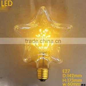 Christmans 1.6w E27 Decoration Led Night Light Star thumbnail-1