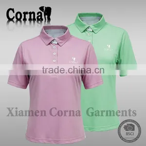 Original Wholesale 100% Polyester Pique Fabric Short Sleeves Outdoor Sport Colorful Plus Size Polo T-shirt thumbnail-1