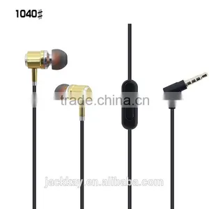 2016 New Mobile Earphone, Metal Earphones With Microphone, In-ear Headphone thumbnail-4