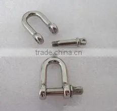 Polishing Stainless Steel Wire Rope D Type Shackle With Pin thumbnail-3
