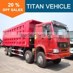 Titan Small 20 Cubic Meters 8 Wheel Semi Tipper Truck With Competitive Price thumbnail-1