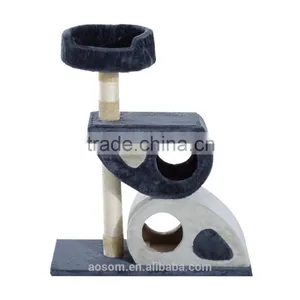 Pawhut 36" Multi-Level Cat Tree Tower thumbnail-1