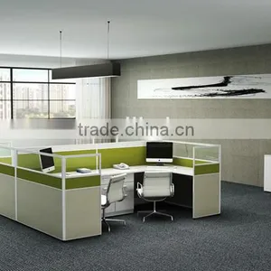 New Design Economical Small Group Modular Office Workstation for 4 Person(C-series) thumbnail-1