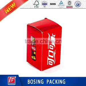 Drinks Box Beverage Paper Packaging Box With Window thumbnail-2