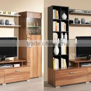 Modern Design Wooden High tv Table With Drawer thumbnail-1
