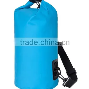 Foldable Outdoor Waterproof Plastic Dry Bag With Shoulder Strap Dry Sack for Kayaking thumbnail-2