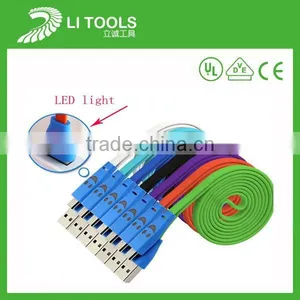 Factory Customized Logo Data Braided Micro Fabric Braided Mini Usb Cable thumbnail-4