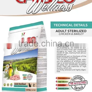 Dry Pet Food for Sterilized Cat, High Quality, Chicken thumbnail-1