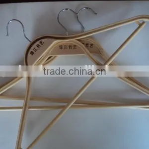 Natural Bamboo Clothes Hangers thumbnail-1