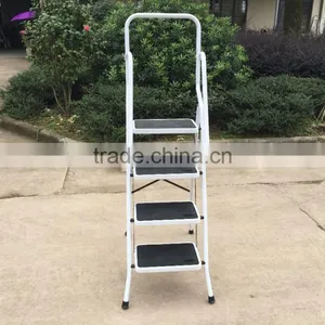 China Supplier Folding Steel Step Ladder thumbnail-2