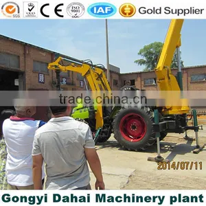 Hydraulic Pole Hole Pile Driving Machine Earth Hole Driving Equipment thumbnail-6