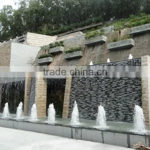 Wall Waterfall Fountain in Guangzhou City thumbnail-2