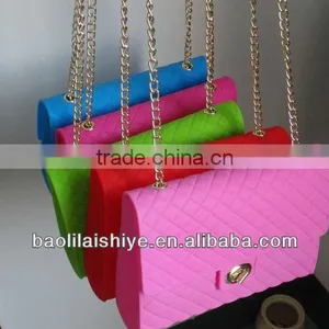 Silicone Elegance Long Chain Bag thumbnail-1
