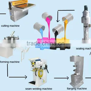 Chemical Using Tinplate Can Body Making Machine/Paint Oil Chemical Can Making Machine/10-20L Round Chemical Cylindrical Can thumbnail-3