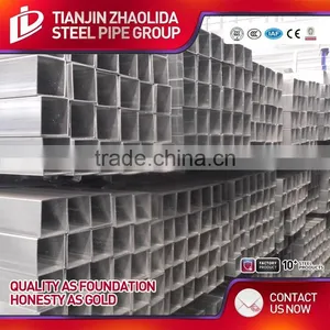 ASTM A795 Hot Drawned Hot Dipped Galvanized Square Steel Pipe With Price List thumbnail-6