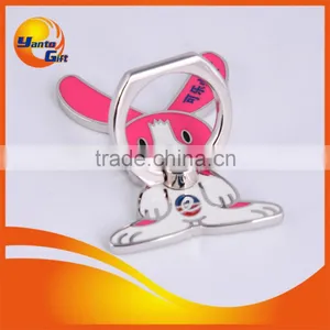 Custom Shape Cute Animal Design Finger Ring Phone Holder for Promotion thumbnail-1