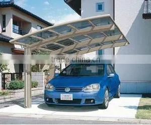 Carport, Aluminium Carport, Polycarbonate Carport, DIY Carport, Carport Roofing, Car Shelter, Carport Tent, Mini Morden Carport thumbnail-1