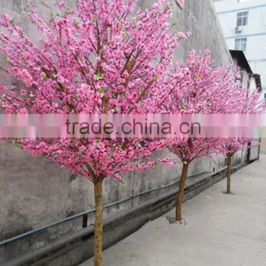 Fake Flower Tree China Wedding Decoration Factory Wedding Ornament Fake Peach Flower Tree thumbnail-2