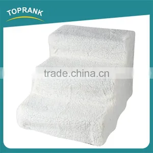 Hot Sale Easy Move Lightweight Soft Fleece Cover Portable Pet Dog Stairs for Beds thumbnail-2