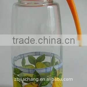 1400ml Glass Beverage Jar With Plastic Lid D002-3 thumbnail-1