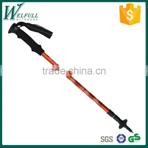 Aluminum Trekking Pole, PP+EVA Handle, Internal Lock, 3 Sections SZ15509 thumbnail-1
