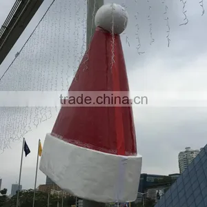 Outdoor FRP Christmas Hat Decoartion thumbnail-6