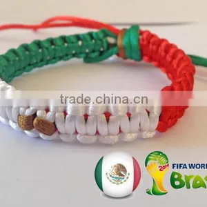 Hot New Bestselling Product Wholesale Unique Handmade MEXICO Flag Slap Bracelet Made in China thumbnail-1