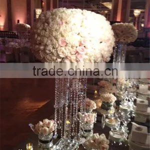 European Flower Stand With Hanging Beads thumbnail-3