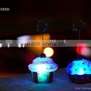 2016 China LED Acrylic & Plastic Card Holder Sweety Cake Office Supplies Cheap Wholesale thumbnail-1