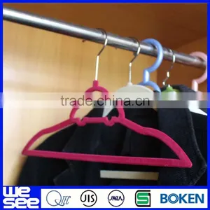 Flocking Hanger Baby Clothes Display Hanger thumbnail-2